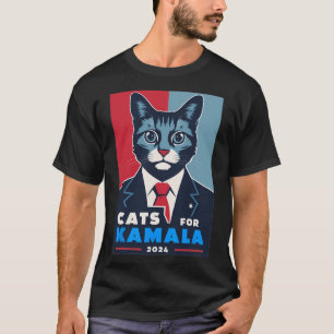 T-shirt Purrfect Cats For Kamala Harris 2024 Président
