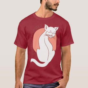 T-shirt Purrfect Plumber Blanc Amoureux des chats Purr Fur