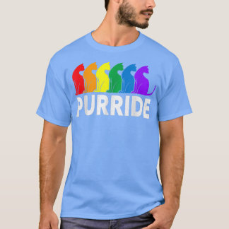 T-shirt Purride Amoureux des chats Pride Mois Gay Rights R