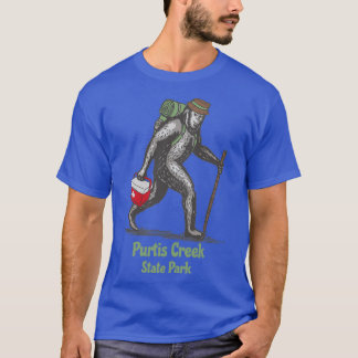 T-shirt Purtis Creek State Park Texas TX Randonnée Bigfoot