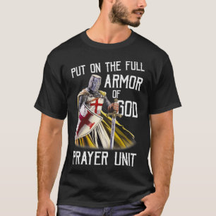 T-shirt Put on the Full Armor Of God Christian Religious Q