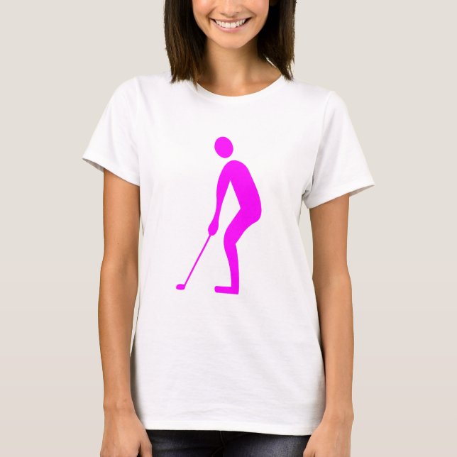 T-shirt Putage - Magenta (Devant)