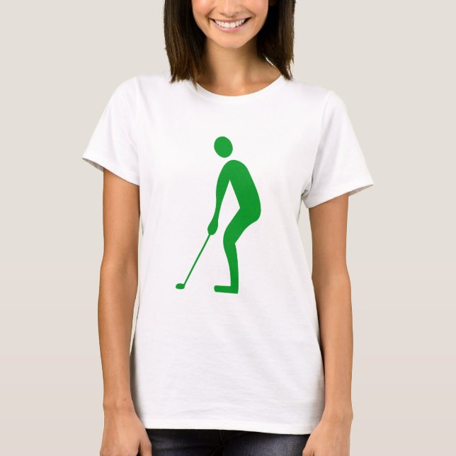 T-shirt Putage - Vert laiton (Devant)