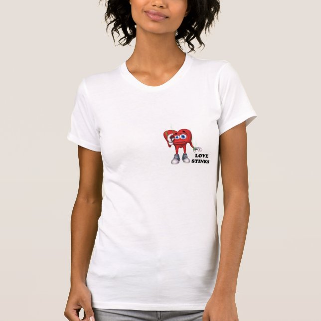 T-shirt putes d'amour (Devant)