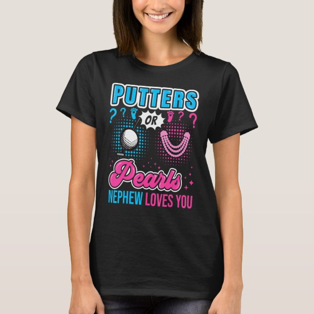 T-shirt Putters Ou Perles Nephew Vous Aime Bébé Genre Rev (Devant)
