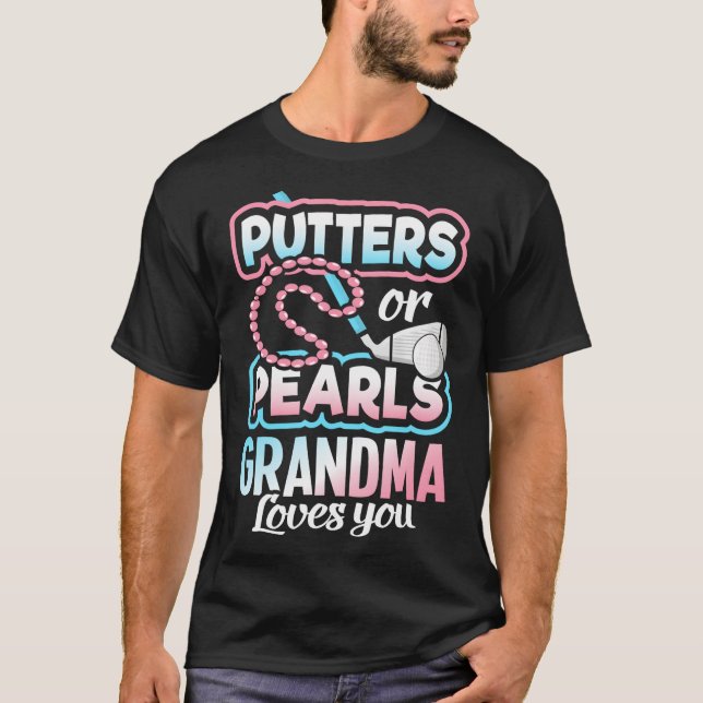 T-shirt Puttes Ou Perles Sexe Révéler Grand-Mère Bébé (Devant)