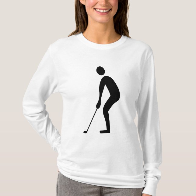 T-shirt Putting - Noir (Devant)