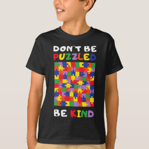 T-shirt Puzzle autiste gentil Sensibilisation à l'autisme