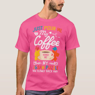 T-shirt Puzzle de femmes drôle