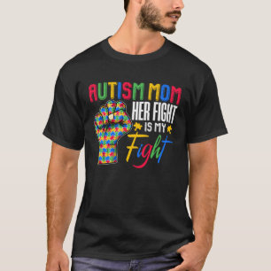 T-shirt Puzzle de la mère autiste Poing Autisme Sensibilis
