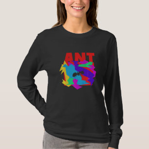 T-shirt Puzzle de mosaïque de fourmi animal