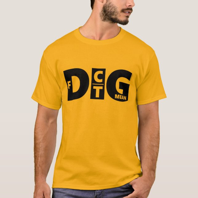 T-shirt Puzzle de mots - résoudre pour découvrir un messag (Devant)