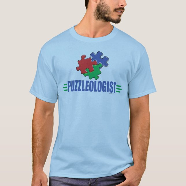 T-shirt Puzzle drôle (Devant)