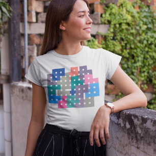 T-shirt Puzzle Geo Bricks