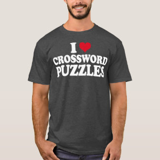 T-shirt Puzzle I Love Crossword Puzzles