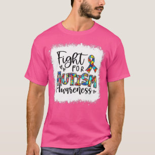 T-shirt Puzzle Ribbon Lutte Pour La Sensibilisation sur l'
