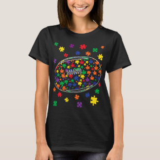 T-shirt Puzzle Rugby Autisme Sport Sensibilisation sur l'a