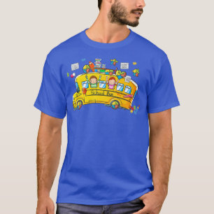 T-shirt Puzzle Sensibilisation sur l'autisme School Bus Dr