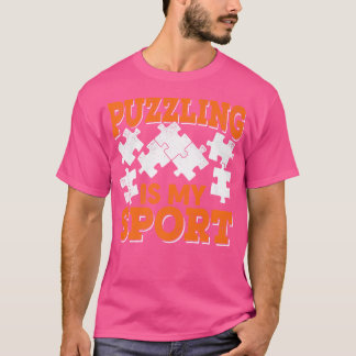 T-shirt Puzzy Est Mon Design Sport Pour Un Puzzle Lo