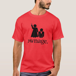 T-shirt Pwnage (chemises noires)