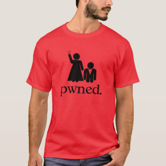 T-shirt Pwned (chemises noires)