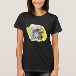 T-shirt Pygargue à tête blanche oiseau aviaire ornithologi