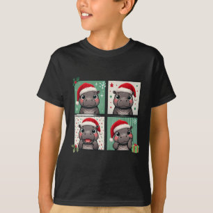 T-shirt Pygmy Hippo meme Père Noël Casquette Photoboooooot