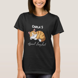T-shirt Pyjama CARLA'S Chat Officiel pour dormir Vêtements