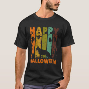 T-shirt Pyjama Costume de Halloween assorti Rétro Chien Be