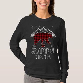 T-shirt Pyjama de l'ours de mamie rouge Buffle plaqué de g