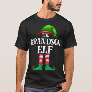 T-shirt Pyjama de Noël de la famille du petit-fils Elf