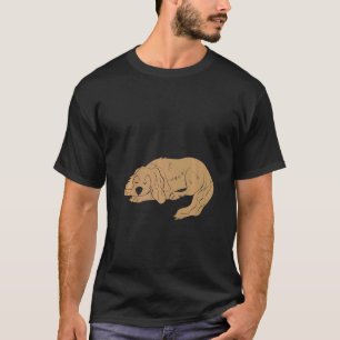 T-shirt Pyjama Enfant Snooze Léger Golden Retriever Sleep