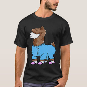 T-shirt Pyjama Lama Mignon Pyjama Lama Heure du Coucher