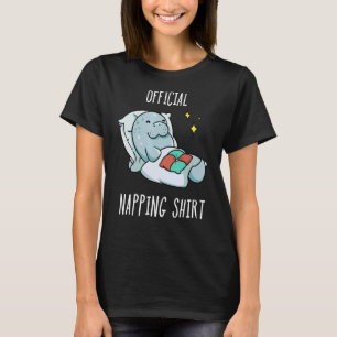 T-shirt Pyjama Manatee dormant tête de couchage
