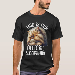 T-shirt Pyjama pour chat persan pour amateur de chat persa