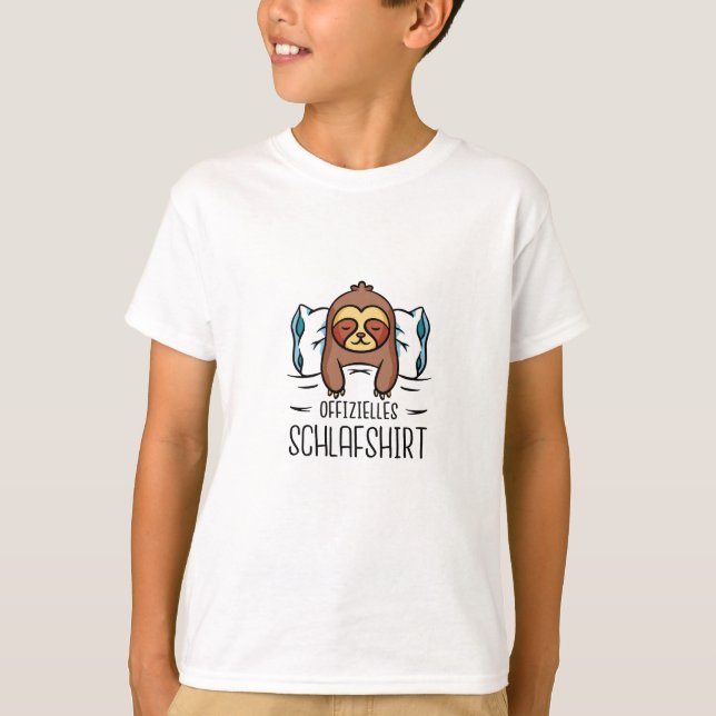 T-shirt Pyjamas de chemise de sommeil officiel (Devant)
