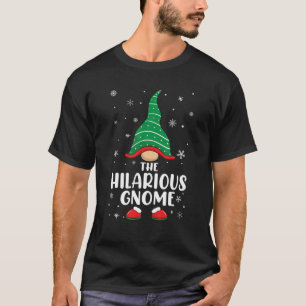 T-shirt Pyjamas de Noël Hilarié Gnome Matching Family