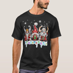 T-shirt Pyjamas Viking Christmas Gnome Norse Mythologie