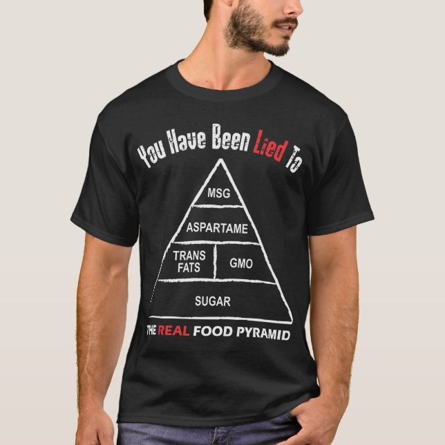 T-shirt Pyramide alimentaire (Devant)