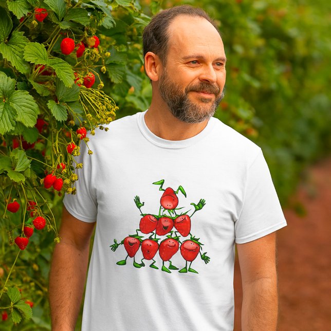 T-shirt Pyramide de Fruits de la Famille Heureuse des Frai (Créateur téléchargé)