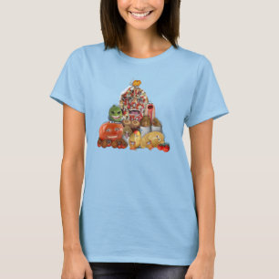 T-shirt Pyramide des aliments indésirables