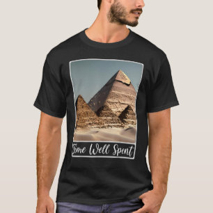 T-shirt Pyramides de Gizeh Cairo Egypte Temps bien passé