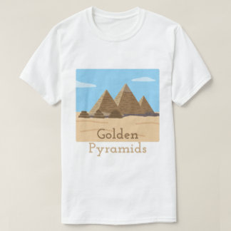 T-shirt Pyramides dorées – Mystères de l'Égypte antique