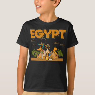 T-shirt Pyramides égyptiennes Camps Pharaon Sphinx Horus 