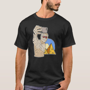 T-shirt Pyramides égyptiennes momie moderne Egypte ancienn