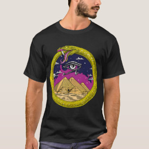 T-shirt Pyramides égyptiennes Ouroboros