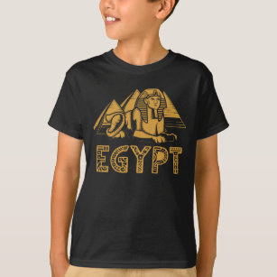 T-shirt Pyramides égyptiennes Pharaon Sphinx Égypte