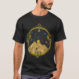 T-shirt Pyramides Égyptiennes Système Solaire