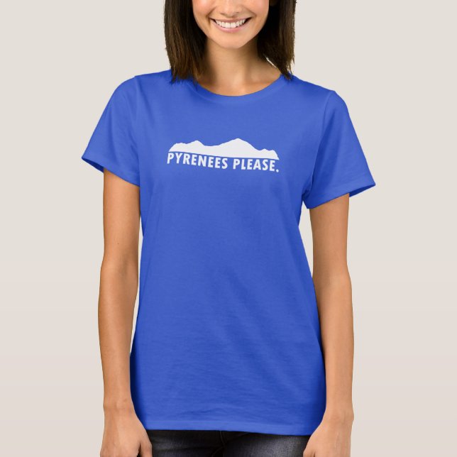 T-shirt Pyrénées satisfont (Devant)