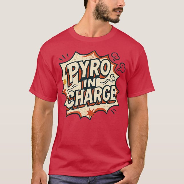T-shirt Pyro en charge (Devant)